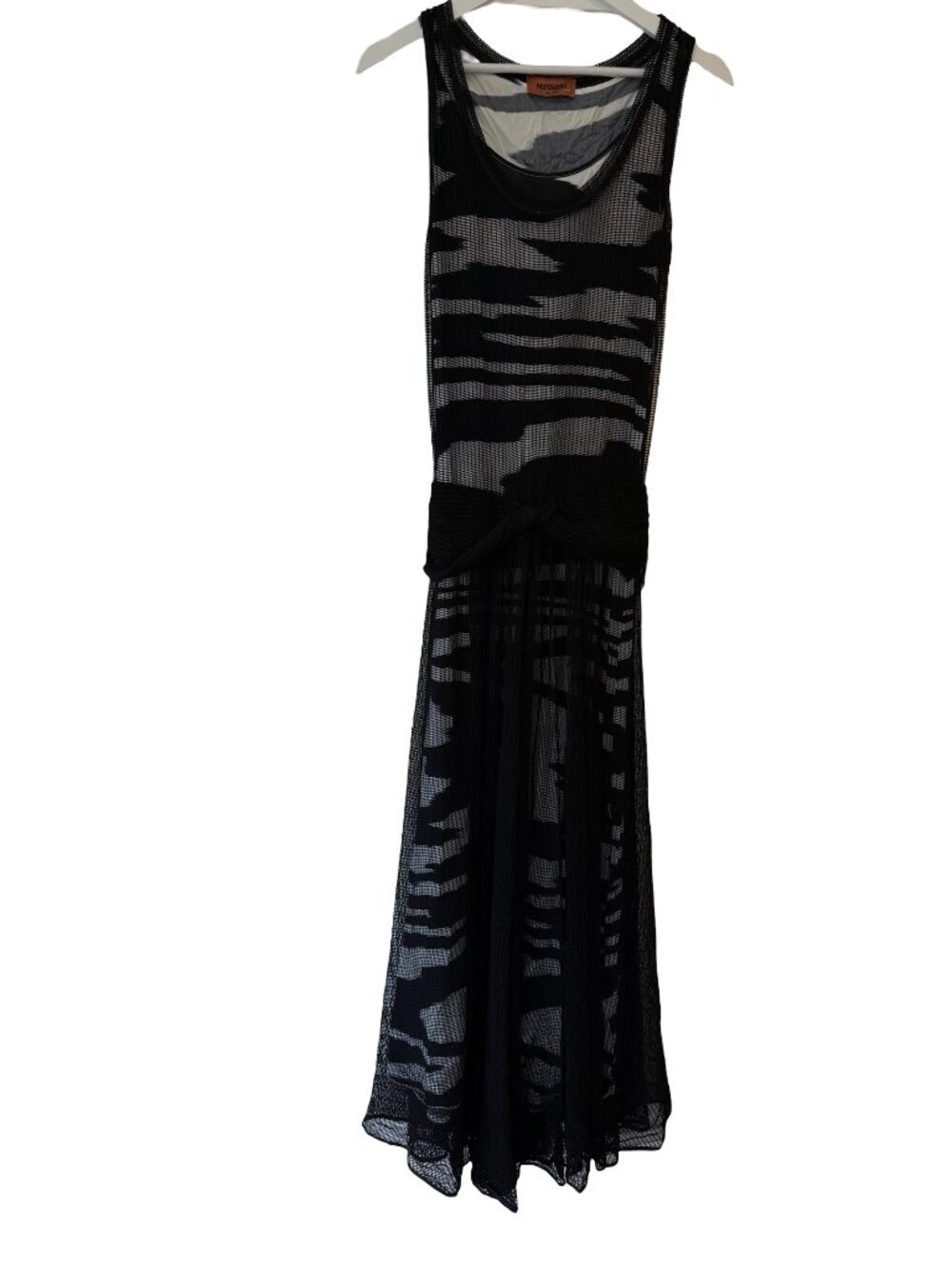 Missoni Mesh Maxi Dress - Zebra Print - S/M